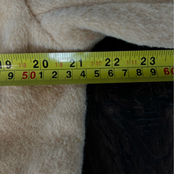 NWOT Joie Belted Double Breasted Evening Jacket Yellow Patch Pockets Size L - Picture 10 of 13